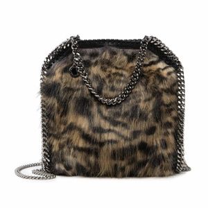 Stella McCartney Falabella Faux Fur Chain Tote